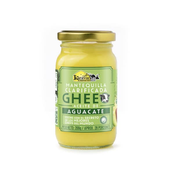 Mantequilla clarificada Ghee con aceite de aguacate