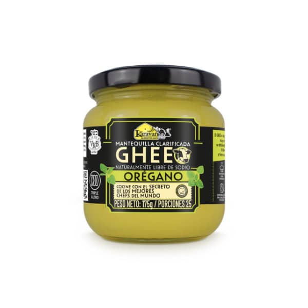 Mantequilla clarificada Ghee con oregano