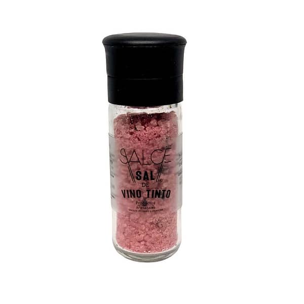 Sal de vino tinto