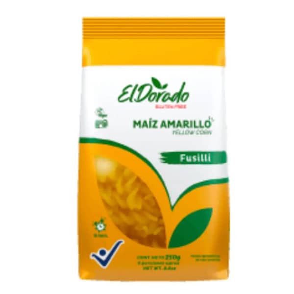 Pasta de maíz FUSILLI - El Dorado