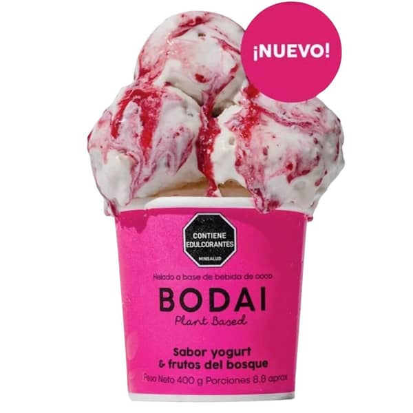 Helado de Yogurt de Coco - Frutos del Bosque - Bodai