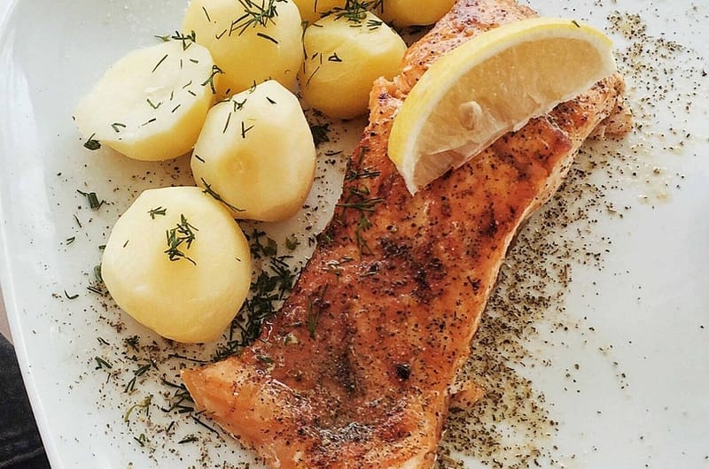 Salmón al horno